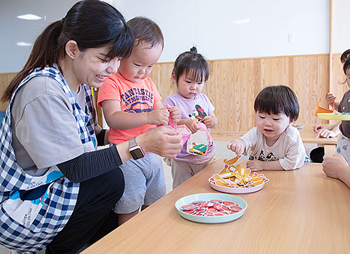 お買いもの遊び楽しいね