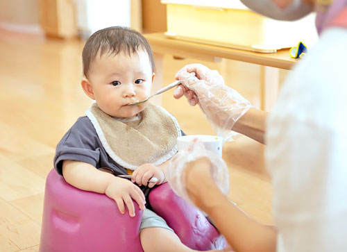 しっかり食べて大きくなろうね。